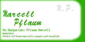 marcell pflaum business card